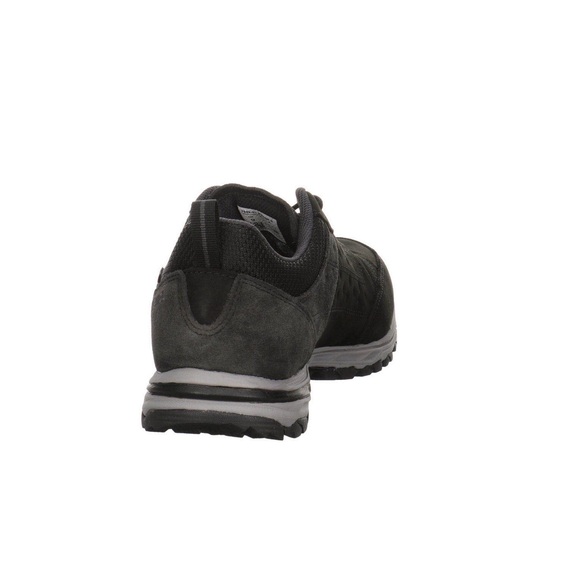 Meindl Leder-/Textilkombination Outdoor Outdoorschuh schwarz GTX Durban Outdoorschuh Herren dunkel Schuhe