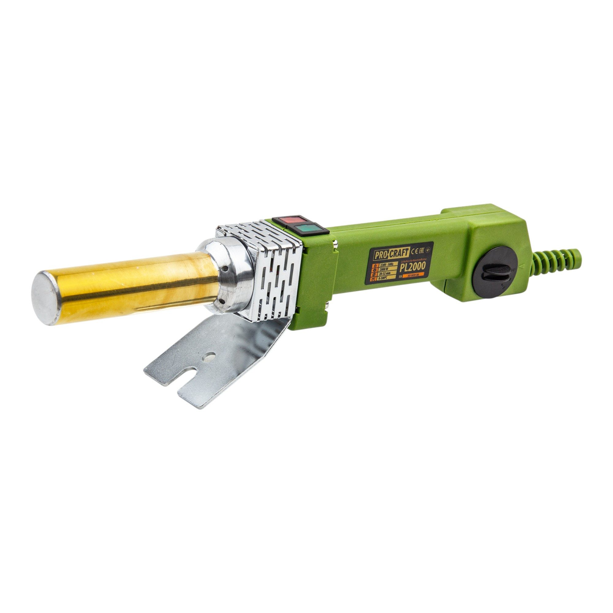 PRO CRAFT Elektroschweißgerät Procraft PL2000 Polyfusionsschweißgerät 800 Watt + Koffer