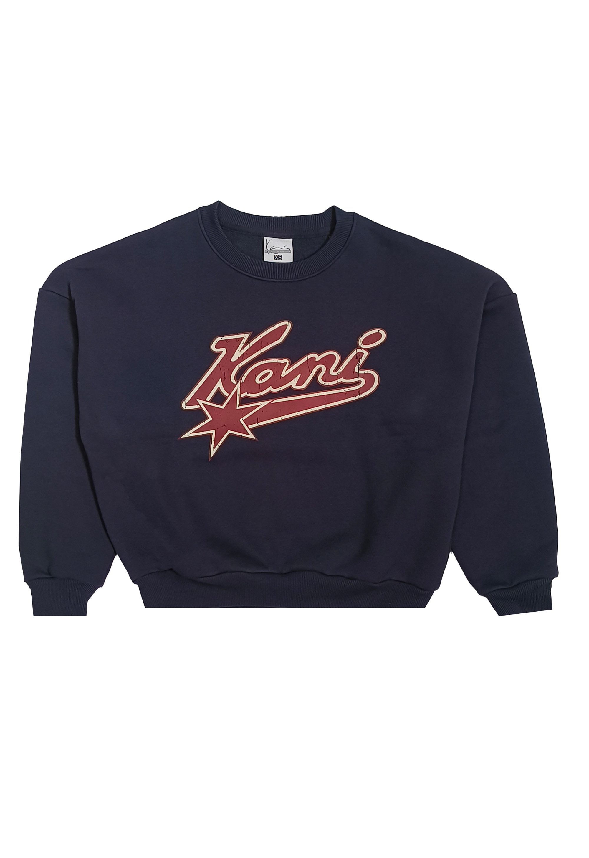 Karl Kani Kapuzenpullover Karl Kani Damen Sweater Varsity Star dark blue