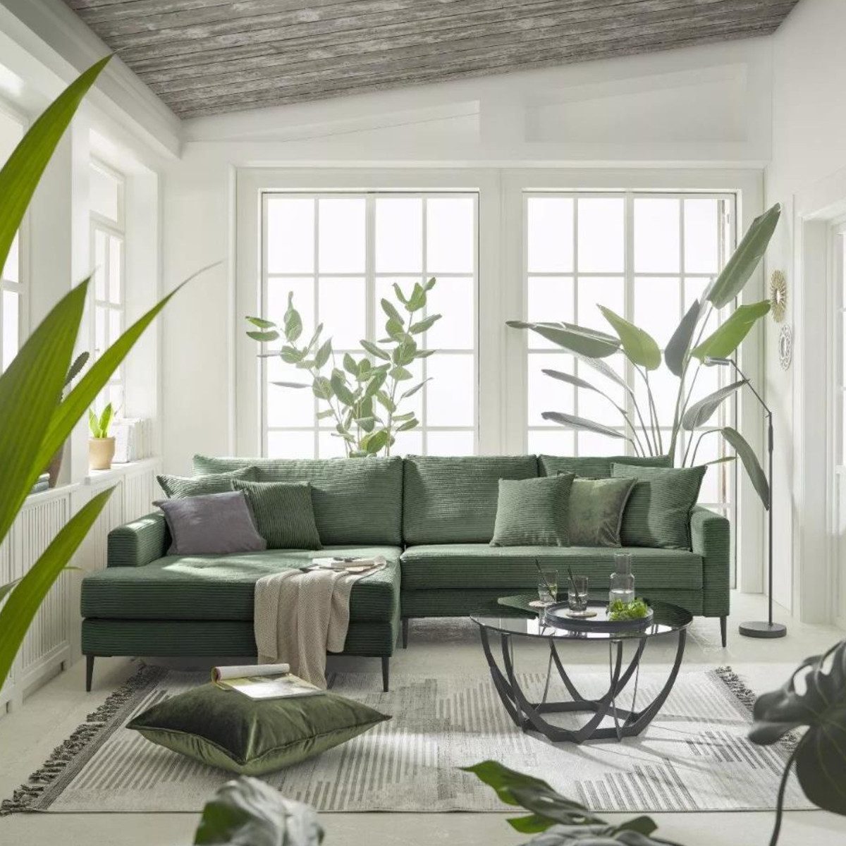 Liadomo Ecksofa Hilary, Cordbezug, verschiedene Farben, günstig online kaufen