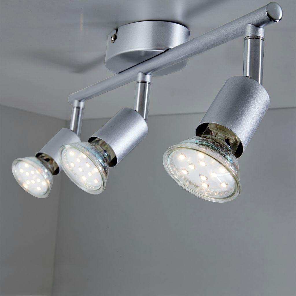 B.K.Licht Deckenleuchte Deckenspot 3x3W 750lm 3000K - 30-01-03-T, LED wechs günstig online kaufen