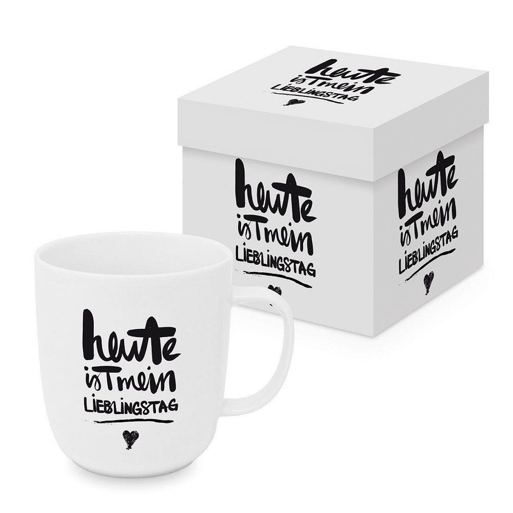 PPD Becher PPD, Mug, Herbst, Winter, Frühling, Sommer, Alltag Kollektion, 1-tlg., Porzellan Tasse, Sprüche, Lieblingstag, Henkelbecher, Trendbecher, Motiv : Blumen, Pflanzen, Tiere, Liebe, Sprüche, Geschenke
