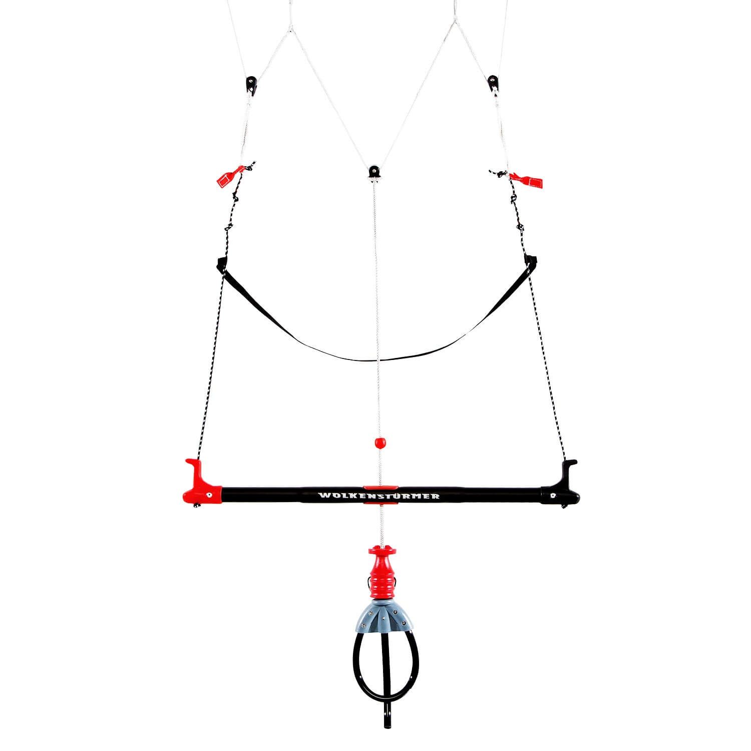 Wolkenstürmer Kite Quad-Bar 60 cm für Paraflex Vierleiner, (4-Leiner Lenkstange für Lenkmatten und Trainer Kites, 1-tlg), Kite Control Bar mit Quick Release aus Aluminium