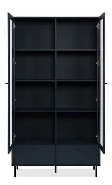 Finori Highboard Vitrine Caracas, Navy blau