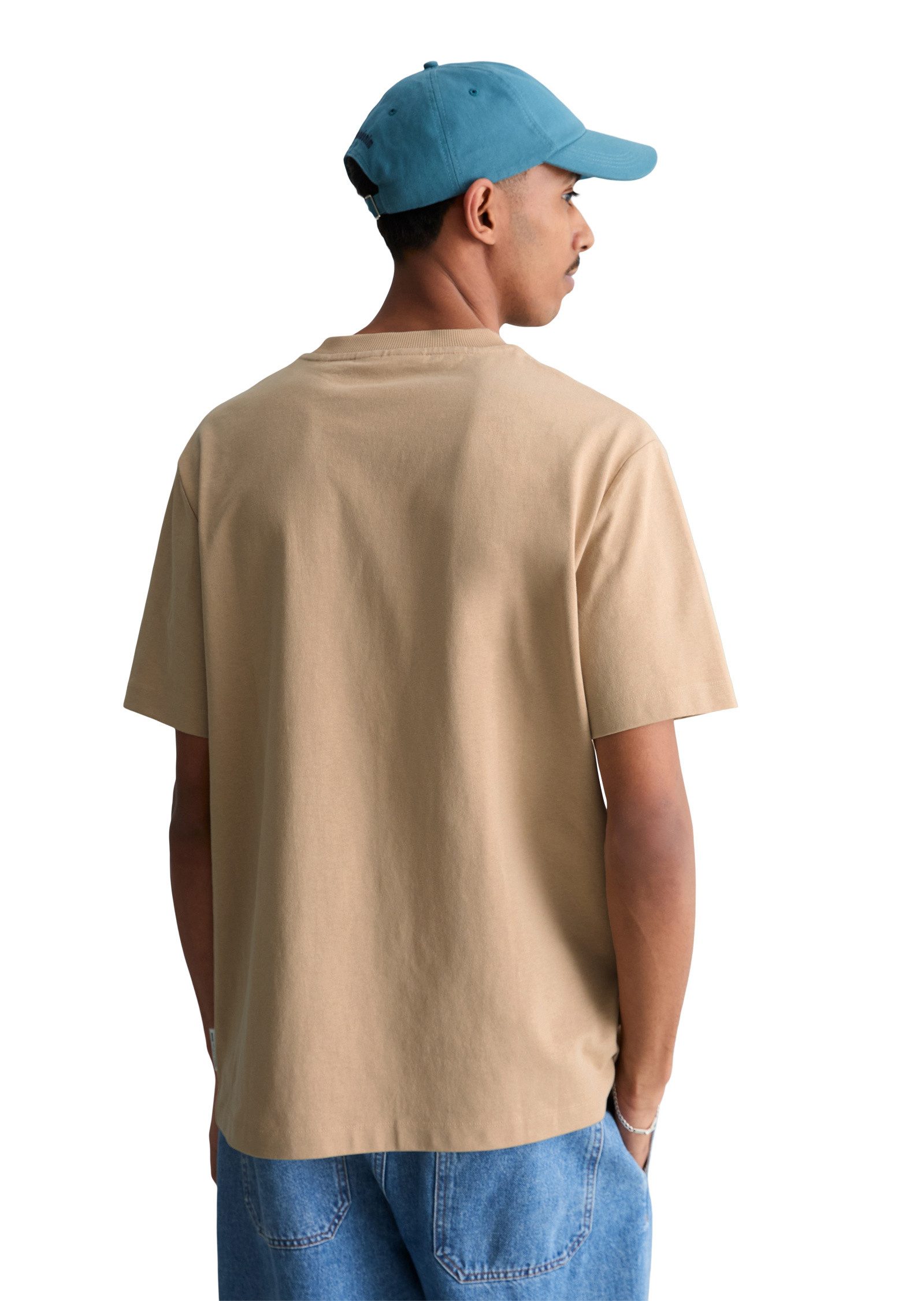 Marc O'Polo DENIM T-Shirt aus schwerem Bio-Baumwoll-Jersey