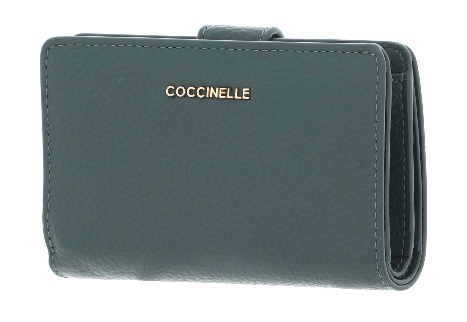 COCCINELLE Geldbörse Metallic Soft Kale Green