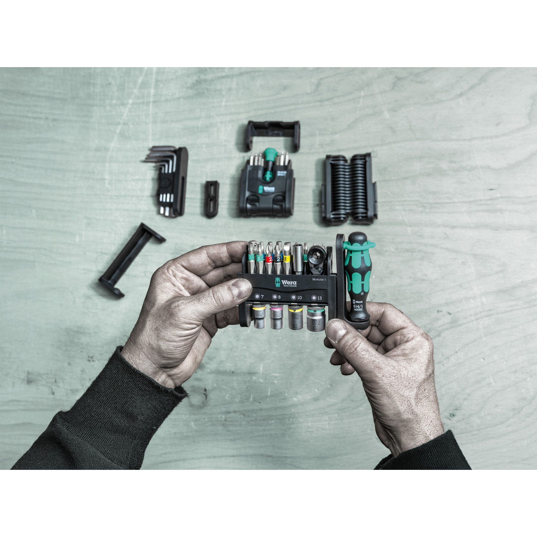 Wera Bit-Set WERA Bit-Set, Tool-Check Modular 1, 05049000001, 21-teilig