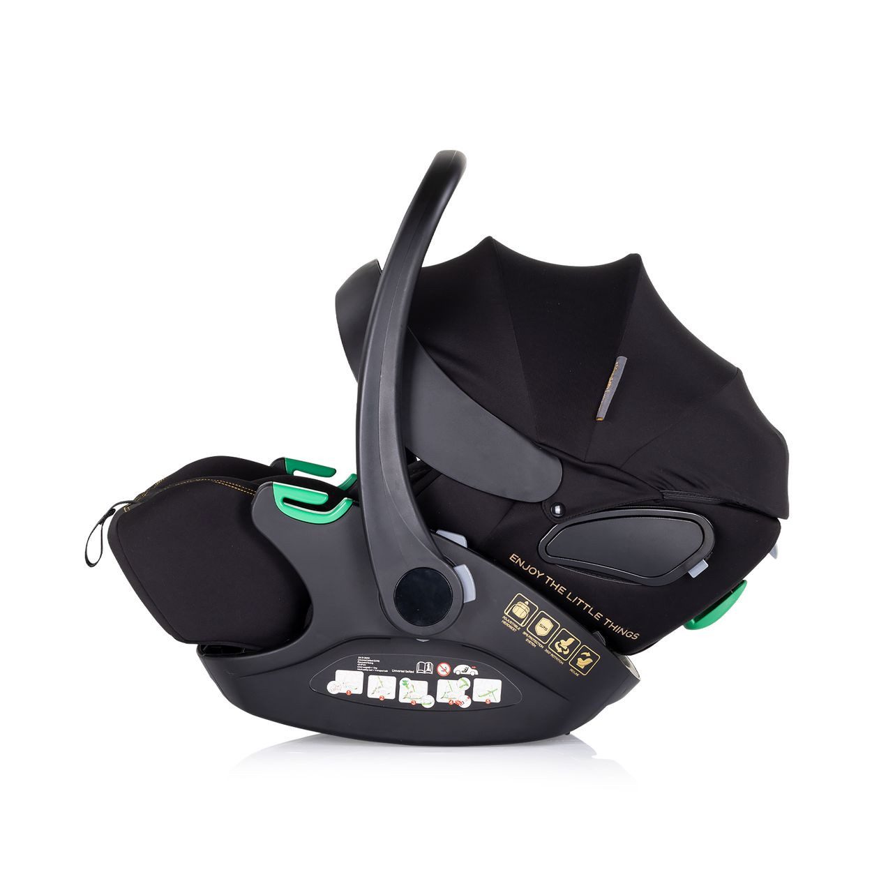 Chipolino Babyschale i-Size Babyschale Winner, ab: 0, bis: 1.25, (40-87cm) Gruppe 0+, Kopfstütze verstellbar