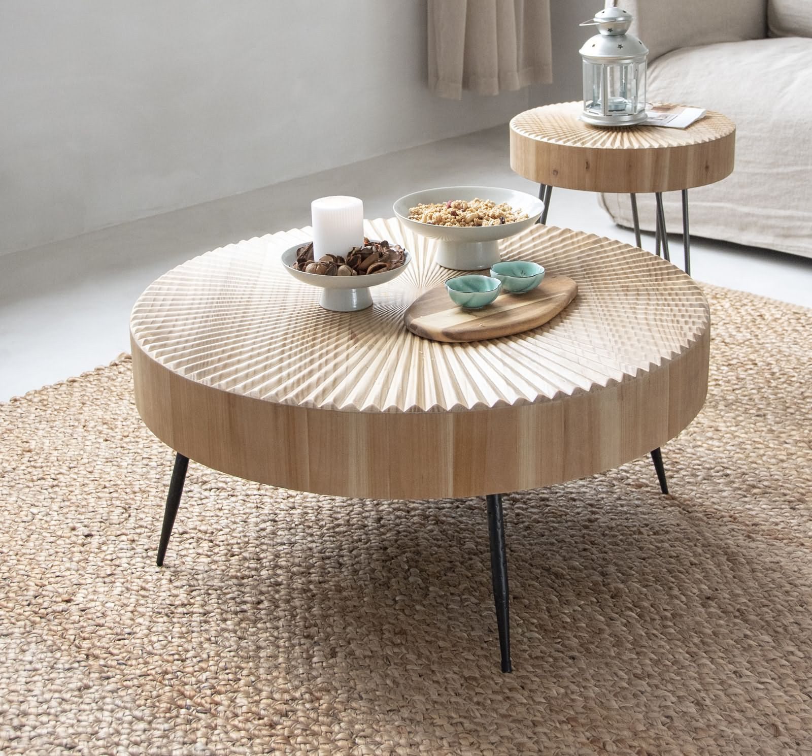 Art Leon Couchtisch GR-JY1450-8611-8613 (Couchtisch Rund günstig online kaufen
