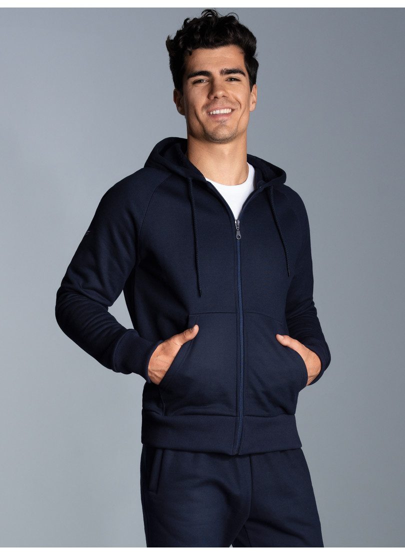 Trigema Sweatjacke TRIGEMA Sweatjacke mit Kapuze (1-tlg)