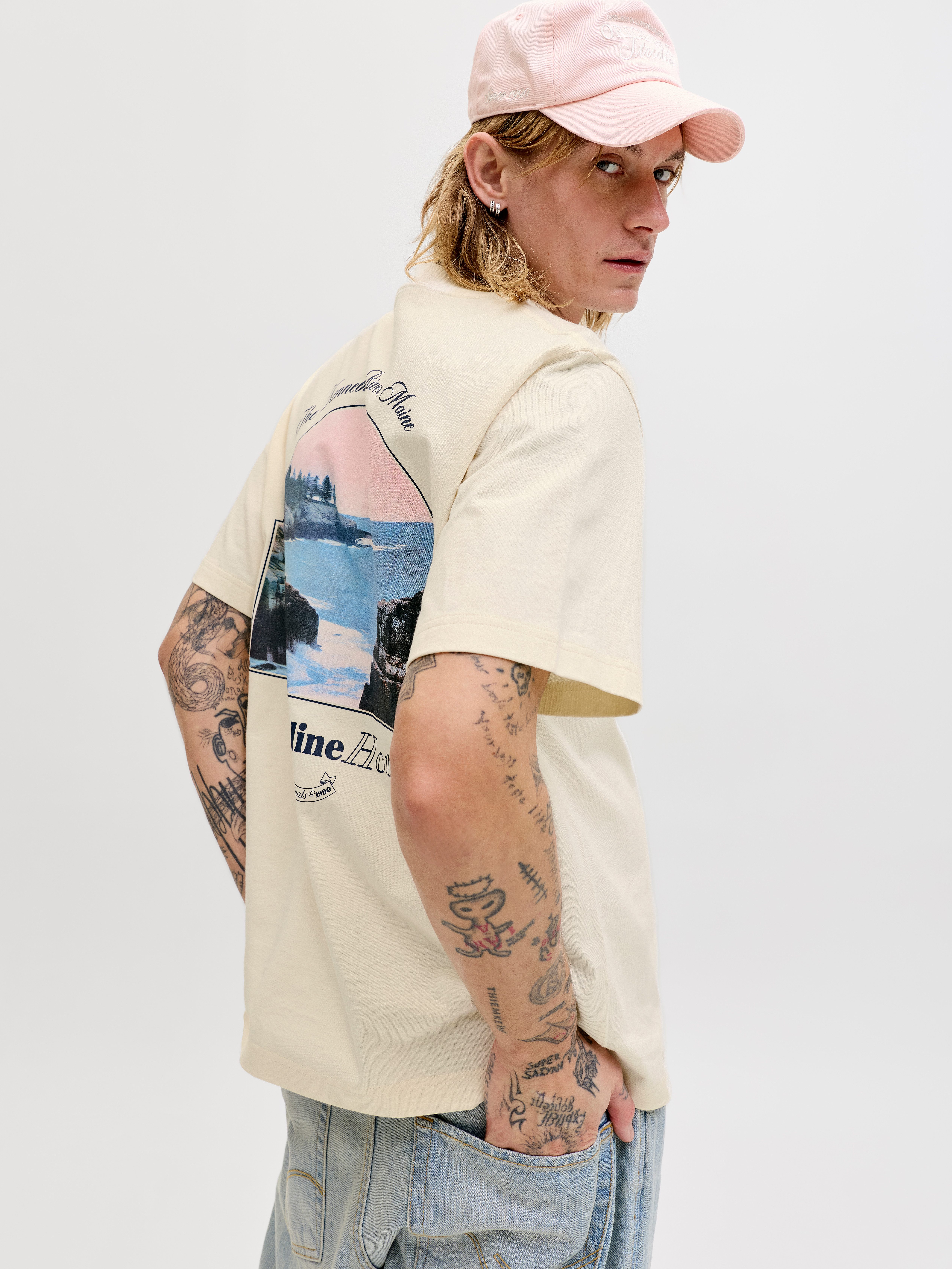 Jack & Jones T-Shirt JORMONTAUK PHOTO BACK TEE SS CN günstig online kaufen