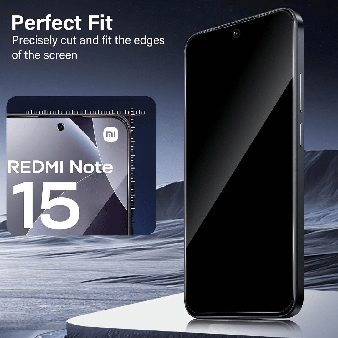 SmartUP Displayschutzglas für Xiaomi Redmi Note 15 Display Anti-Spy Privacy Blickschutz Full 9H für Xiaomi Redmi Note 15, Blickschutz, Anti-Spy – Bild 4 von 5