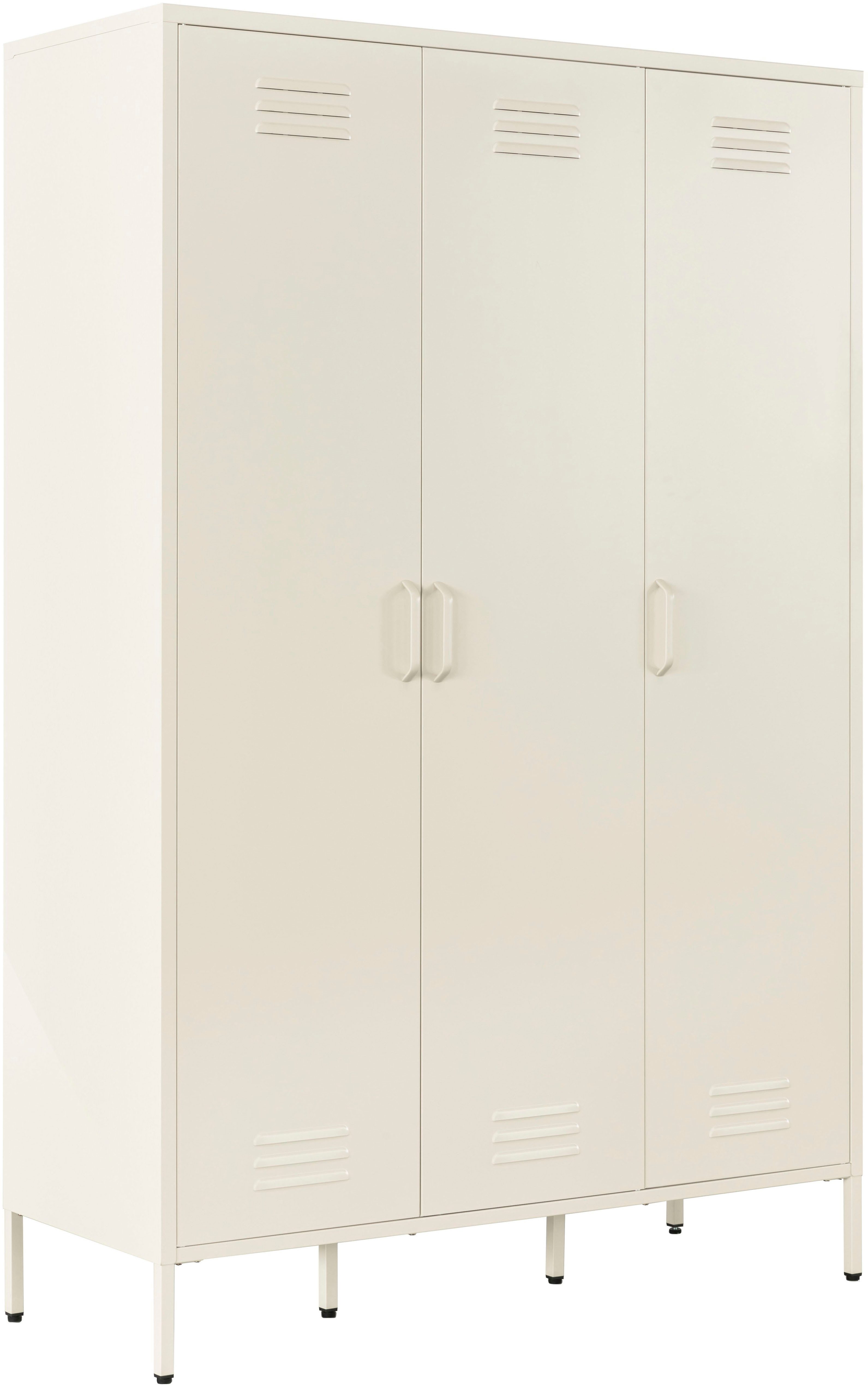 OTTO home Kleiderschrank Siena Schrank Spind Metallschrank mit 3 Türen (Ideal für jeden Wohnraum - Trendsetter) Zeitloser Schlafzimmerschrank Garderobe Multischrank
