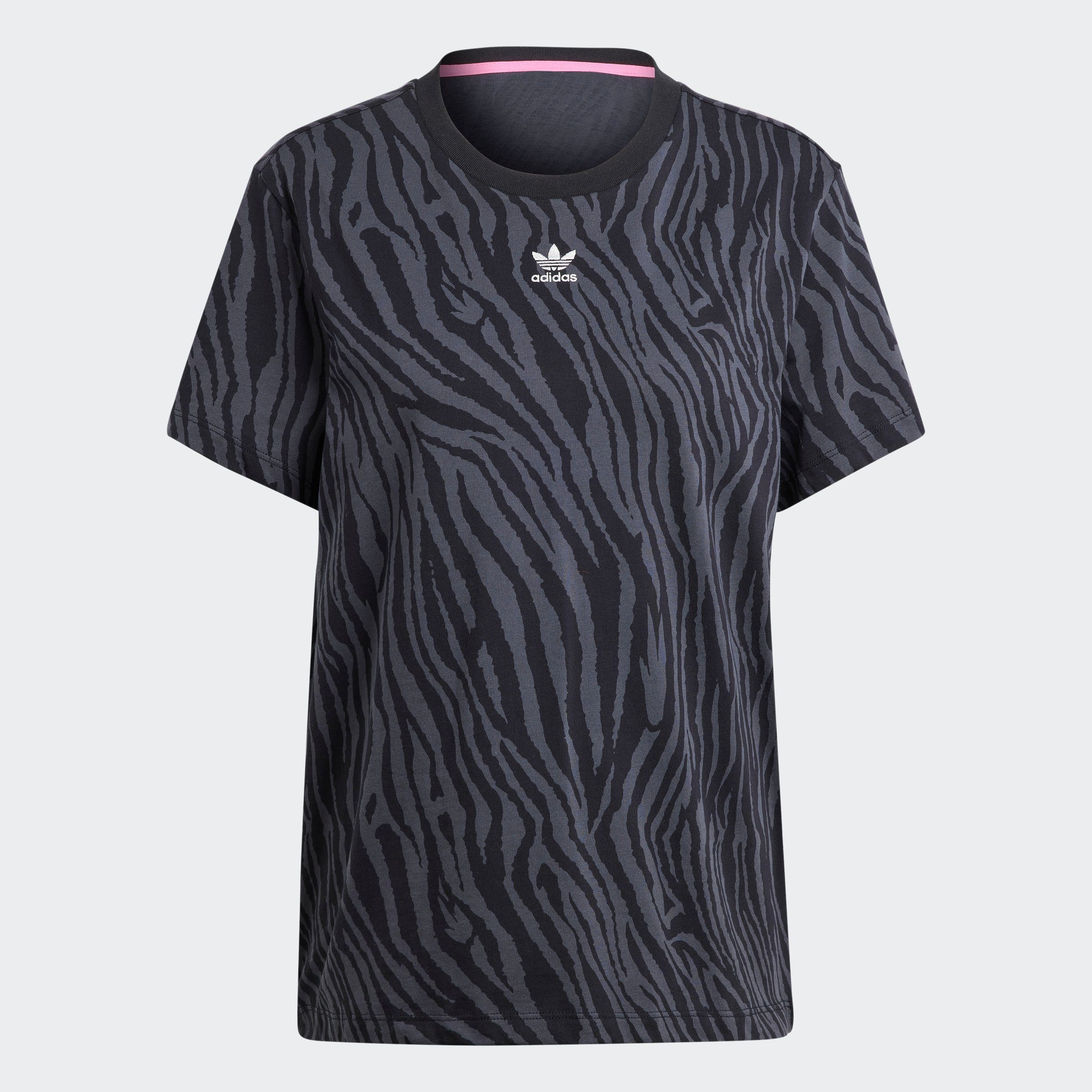 ZEBRA PRINT ANIMAL adidas ESSENTIALS T-Shirt ALLOVER Originals