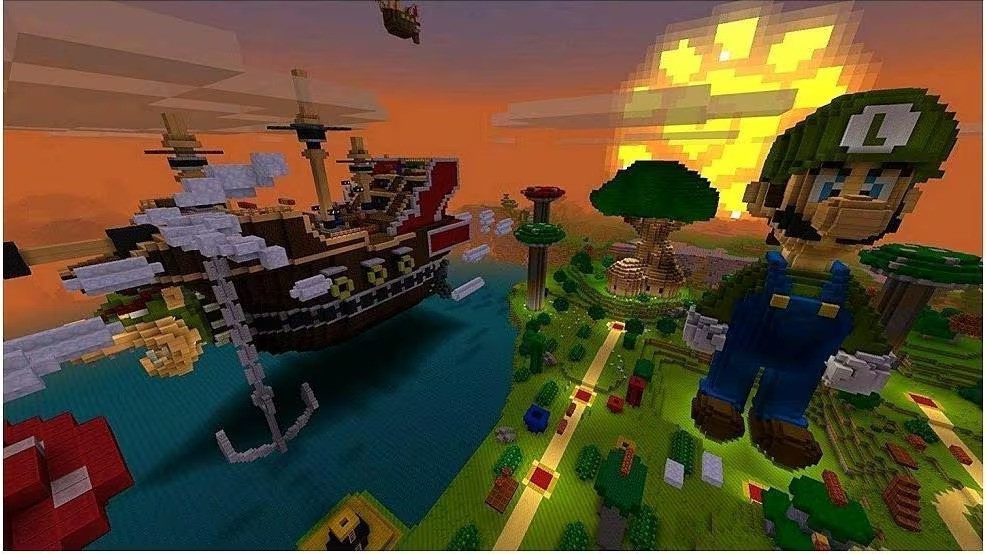 Minecraft Nintendo Switch, Endlose Welten, Multiplayer & Kreativität in 3D-Blöcken