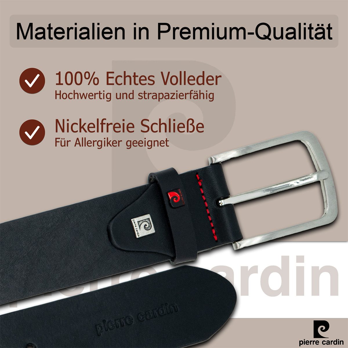 Pierre Cardin Ledergürtel