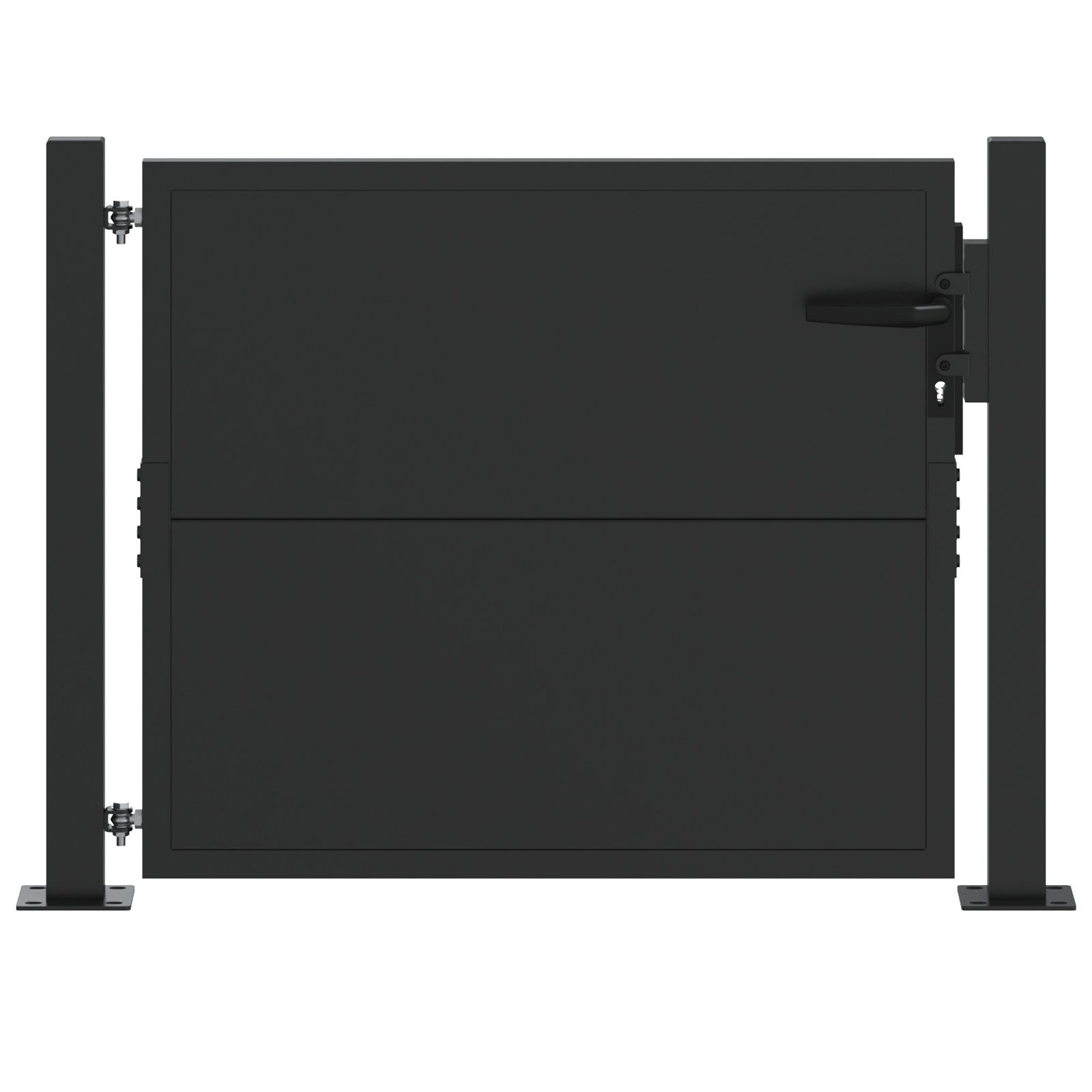 vidaXL Gartentor Gartentor Schwarz 100 x günstig online kaufen