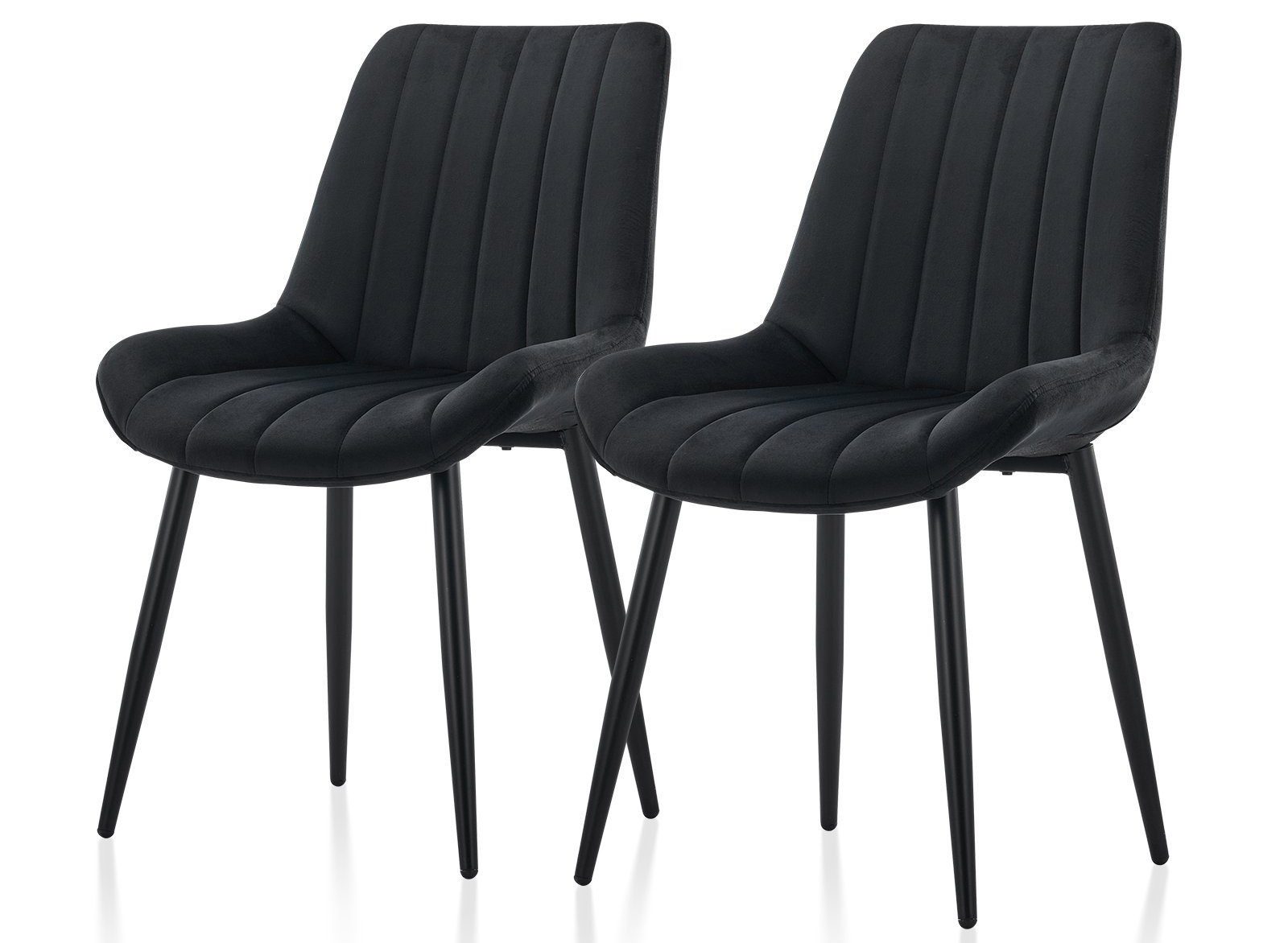 Ofcasa Esszimmerstuhl Küchenstühle (2er Set), Samt günstig online kaufen