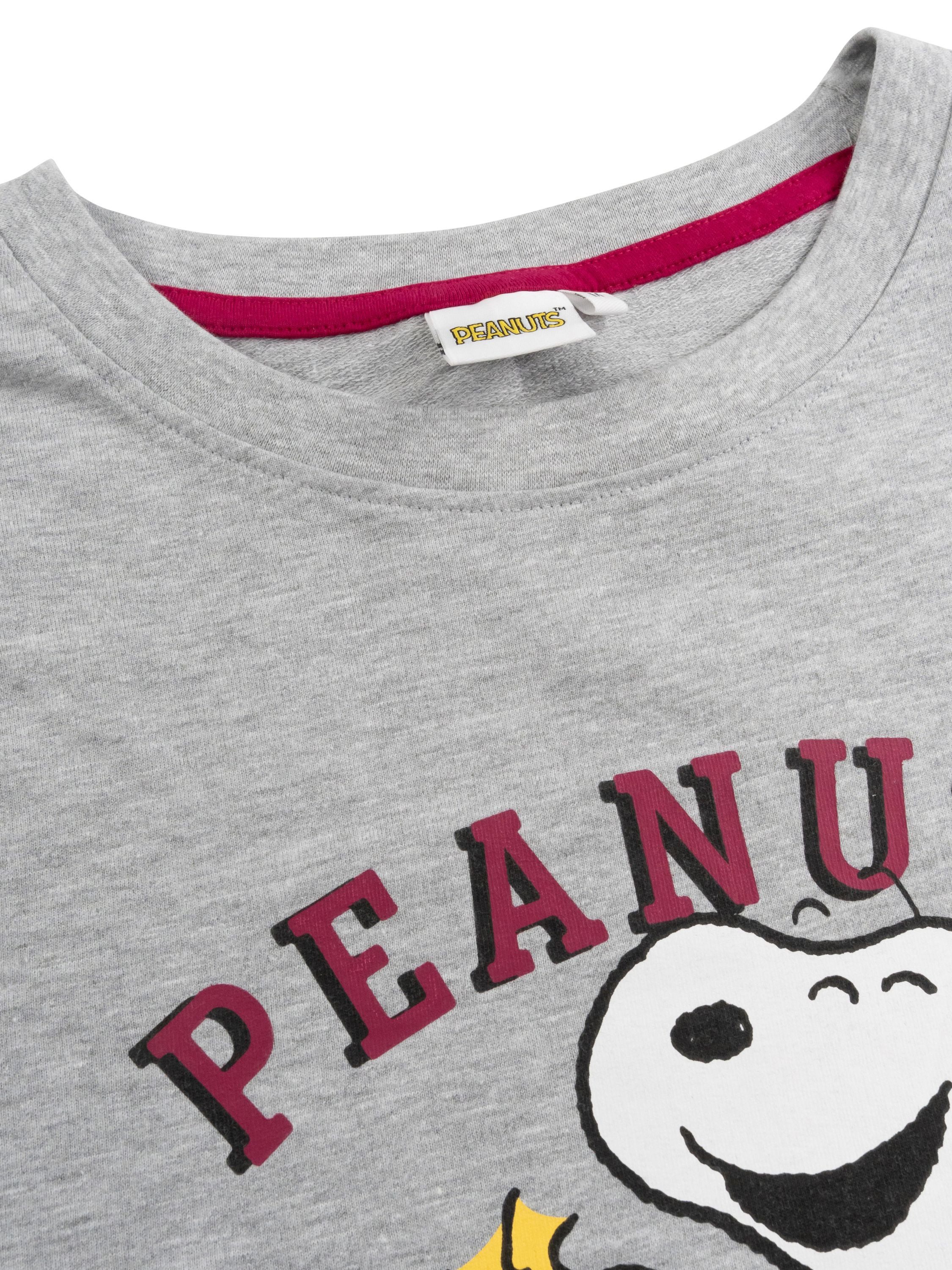 United Labels® Nachthemd The Peanuts Snoopy Nachthemd Schlafshirt Pyjama Langarm Oberteil – Bild 5 von 5