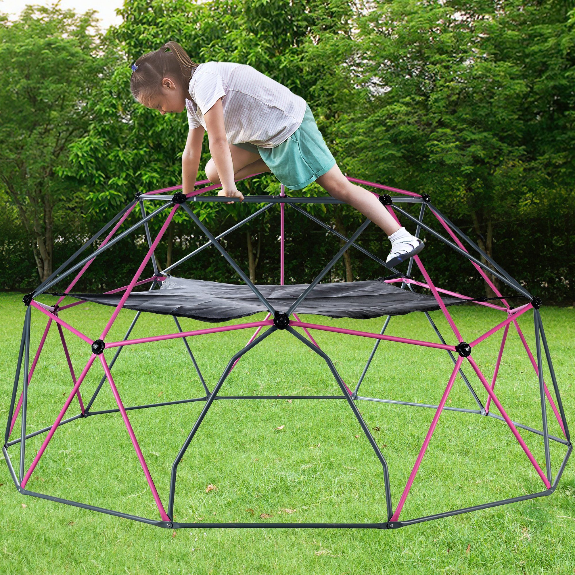 Celya Klettergerüst 12ft Kletterkuppel Schaukel Ergonomische