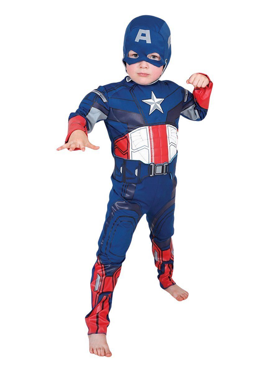 Rubie´s Kostüm Captain America Deluxe - Superhelden Kinderkostüm, Original lizenziertes Kostüm aus dem Film 'Marvel's The Avengers' (20