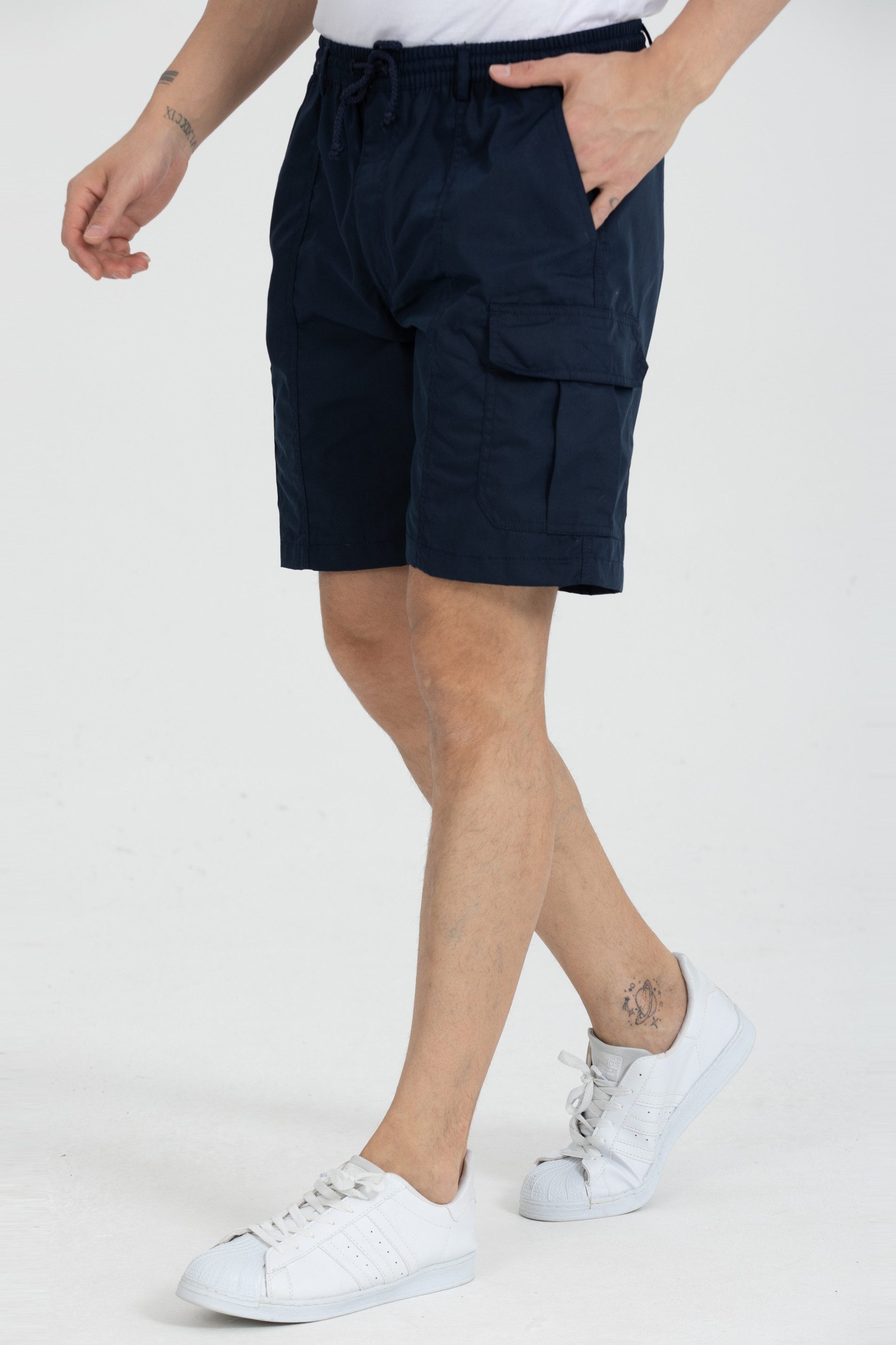 Kendindza Collection Cargoshorts Bermuda Herren Kurze Cargo Hose Schlupfhos günstig online kaufen