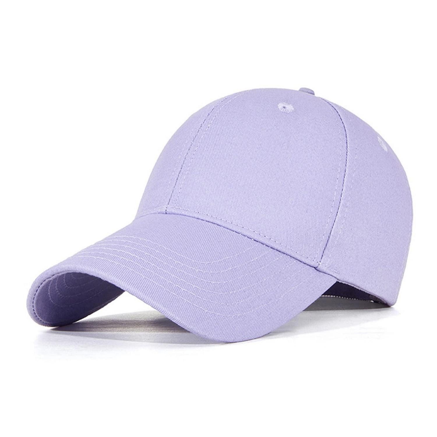 LuxusKollektion Baseball Cap Baseballcap Damen Herren Verstellbar Baumwolle M z Hell violett