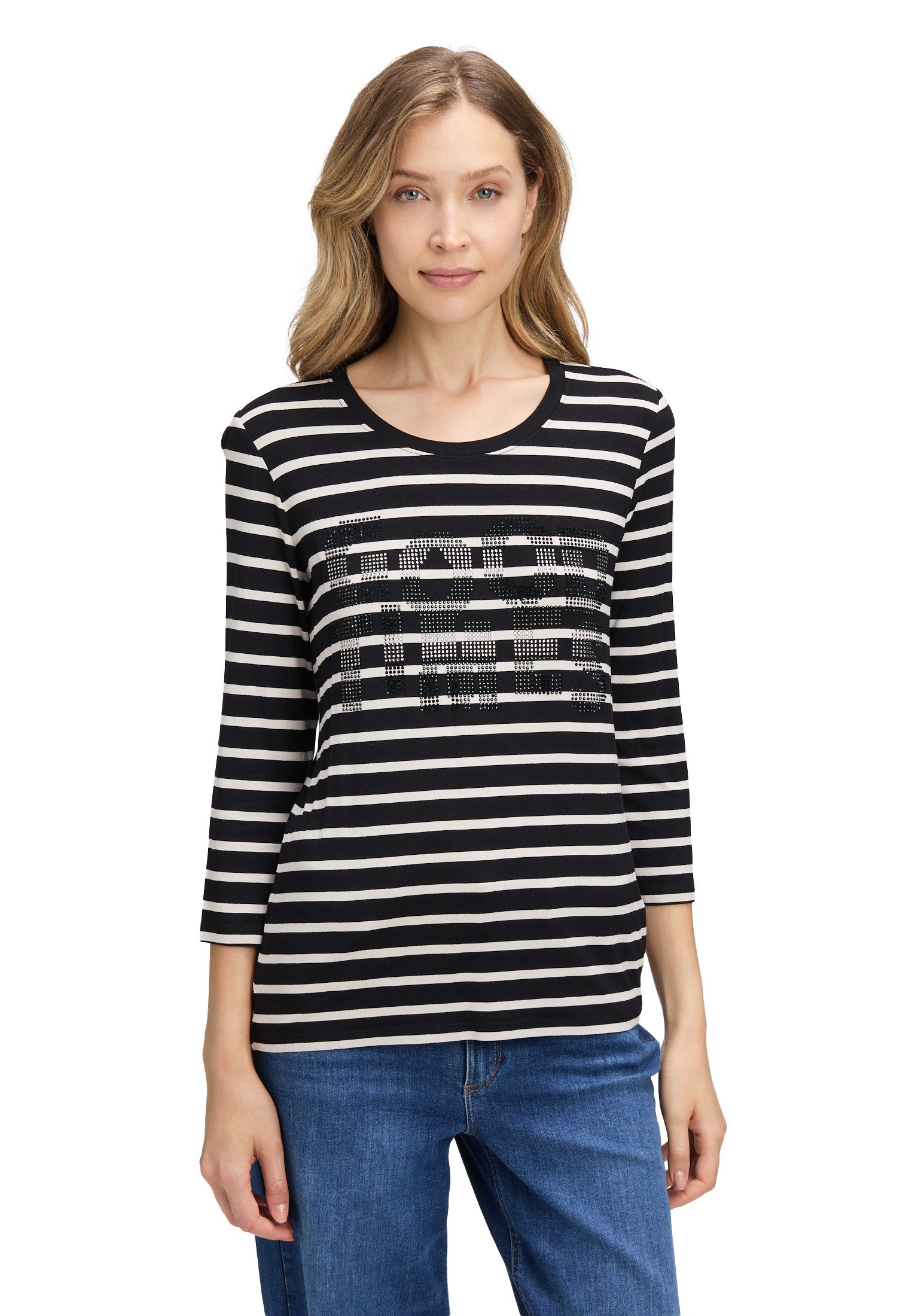 Betty Barclay 3/4-Arm-Shirt Damen mit Schmucksteinen (1-tlg) günstig online kaufen