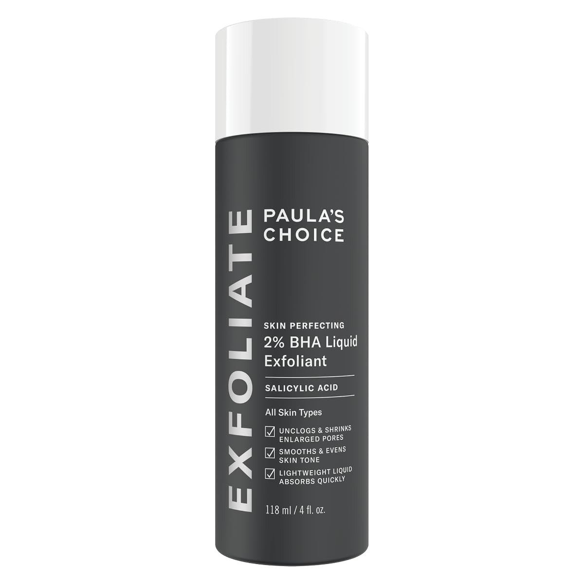 Paula's Choice Gesichtspeeling SKIN PERFECTING 2% BHA Liquid Peeling mit Salicylsäure, Bekämpft Unreine Haut & Mitesser - Verkleinert Poren Sichtbar