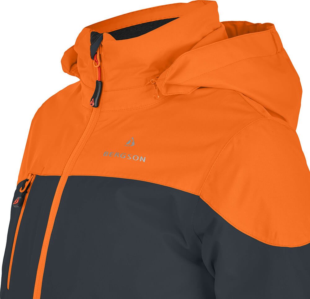 Bergson Skijacke VOLKER neo (maxi) Kinder Skijacke, extra weit für extra viel Spaß im Schnee!, Normalgrö – Bild 4 von 4