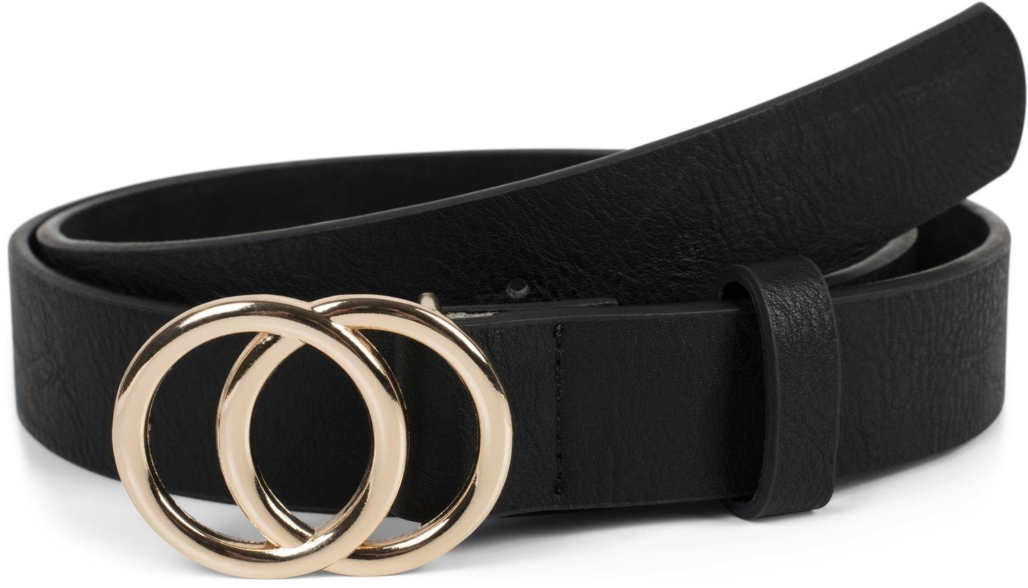 styleBREAKER Synthetikgürtel Gürtel mit Ringschnalle (1-St)