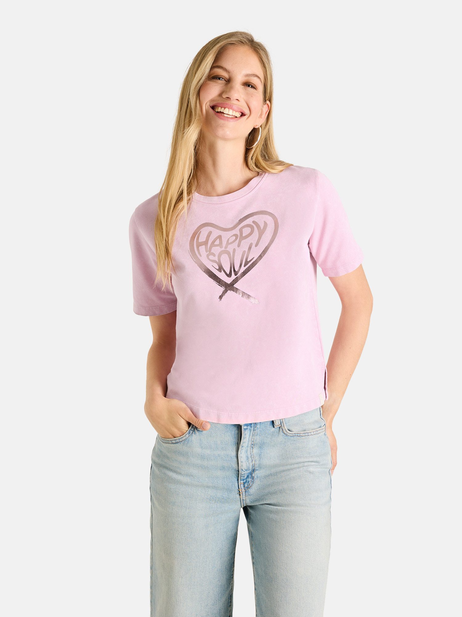 Lieblingsstück T-Shirt CosimaL mit Frontprint, Baumwoll-Mix