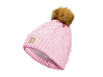 Delphin.sk Bommelmütze Damen-Wintermütze Delphin QUEEN Rosa Strickmütze Beanie besonders warme Damenmütze für kalte Wintertage