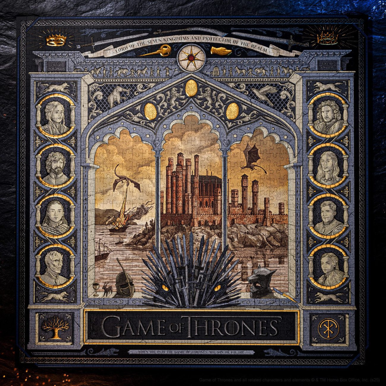 Theory11 Puzzle Game of Thrones Multi-Dimensionales Puzzle (1000 Teile), Puzzleteile