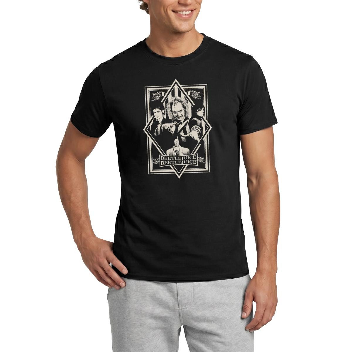 Spreadshirt T-Shirt Beetlejuice 2 Lydia Betelgeuse Astrid-Design Männer T-Shirt (1-tlg)