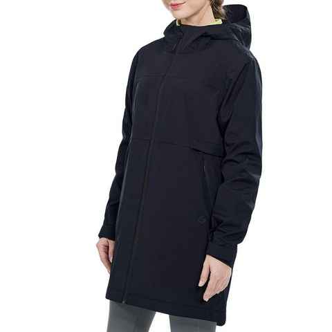 COSTWAY Fahrradjacke Damen Regenjacke mit Kapuze, wasserdicht