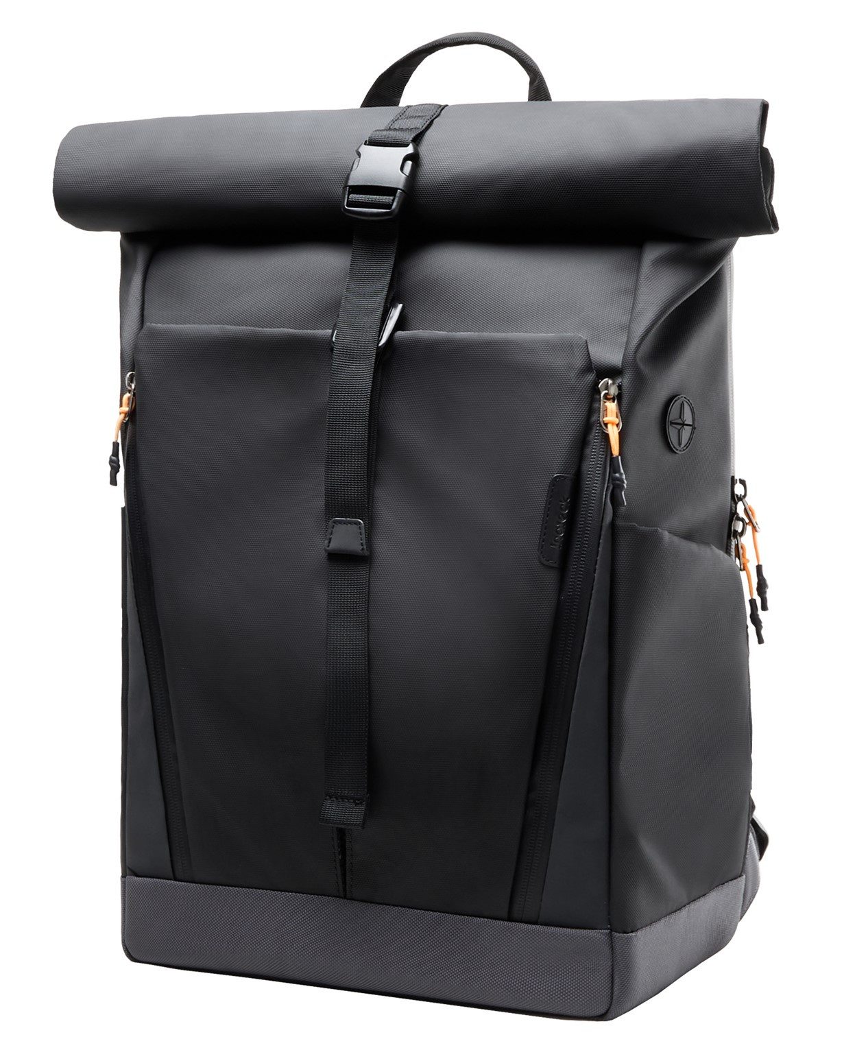 Inateck Laptoprucksack RollTop Herren Damen 25-30L, Spritzwassergeschützt Schulrucksack, mit 17 Zoll Laptopfach
