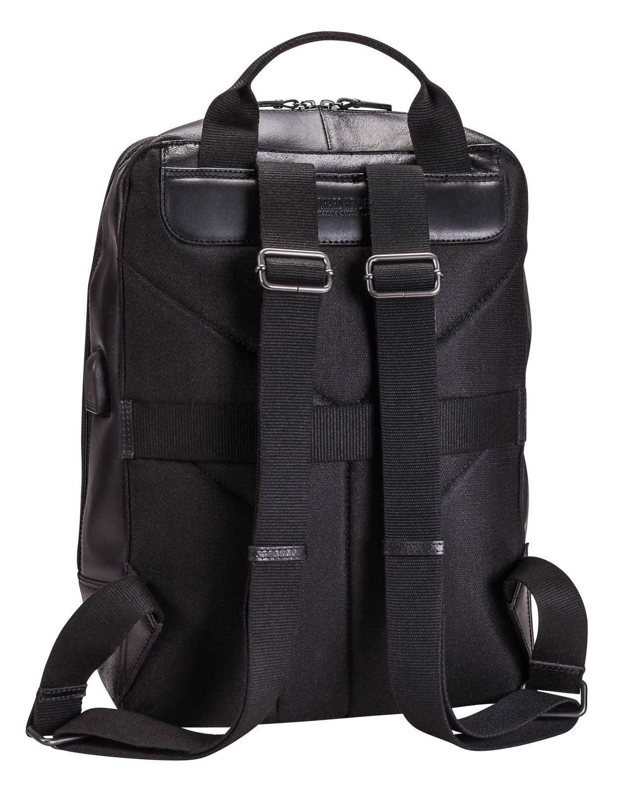 Leonhard Heyden Rucksack Business Rucksack 7551 (Set, 2-tlg), aus echtem Rindsleder