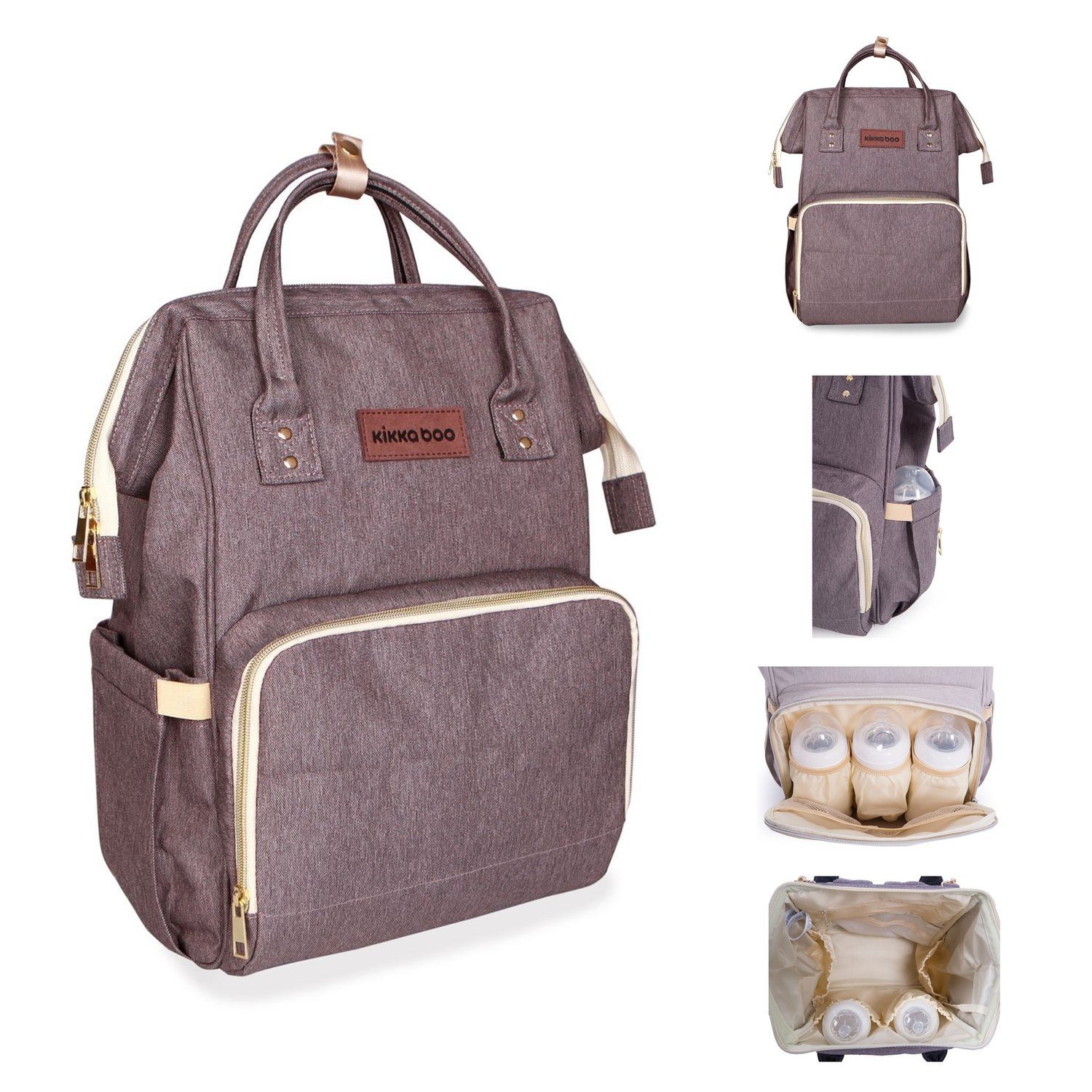 Kikkaboo Wickeltasche Faltbar - Praktischer Windelorganizer Für Unterwegs!