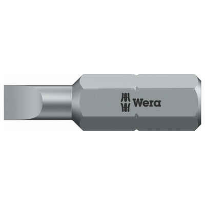 Wera Bit-Set Bit 1/4" DIN3126 C6,3 3,0 x 0,5 x 25 mm zähhart
