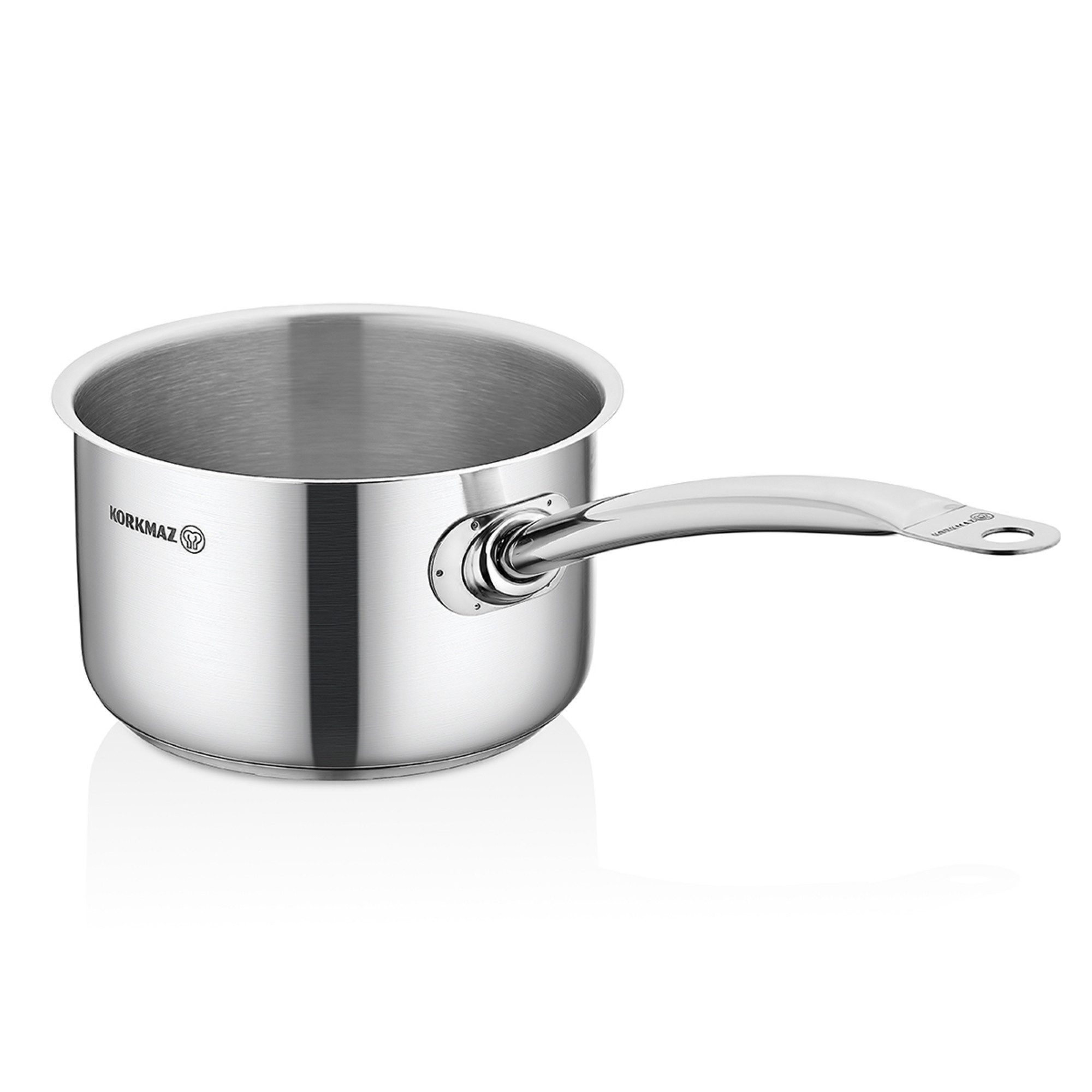 Korkmaz Sauteuse Proline Gastro Saucenpfanne, ø28 cm, (1-tlg), 7,3 Liter aus hochwertigem 18/10-Edelstahl