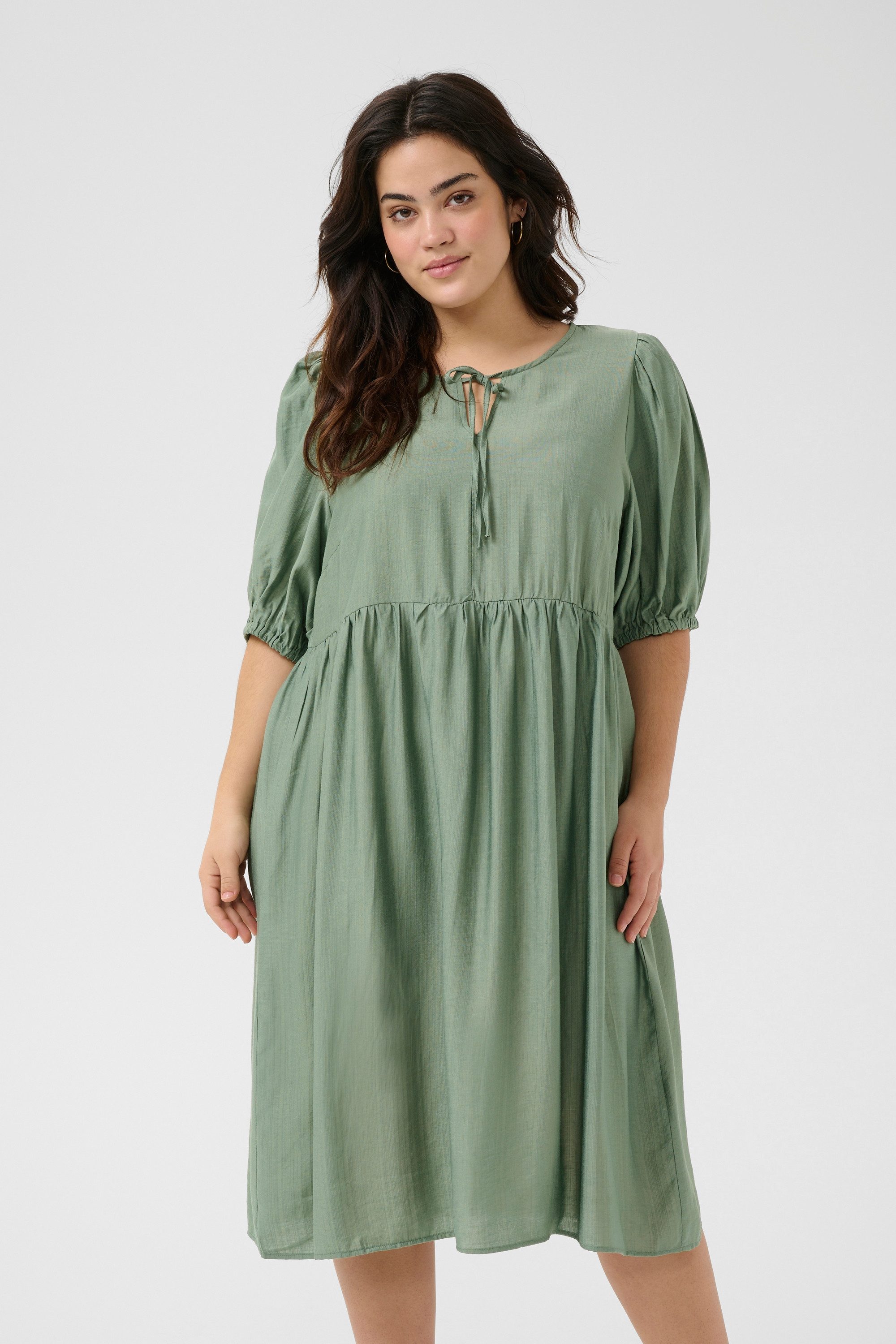 KAFFE Curve Blusenkleid Kleid KCmeriana Große Größen