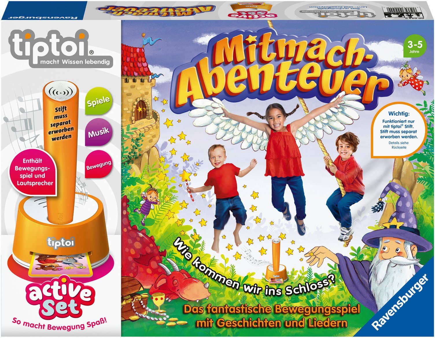 Image of Ravensburger Spiel, »tiptoi® active, Mitmach-Abenteuer«, Made in Europe, FSC® - schützt Wald - weltweit