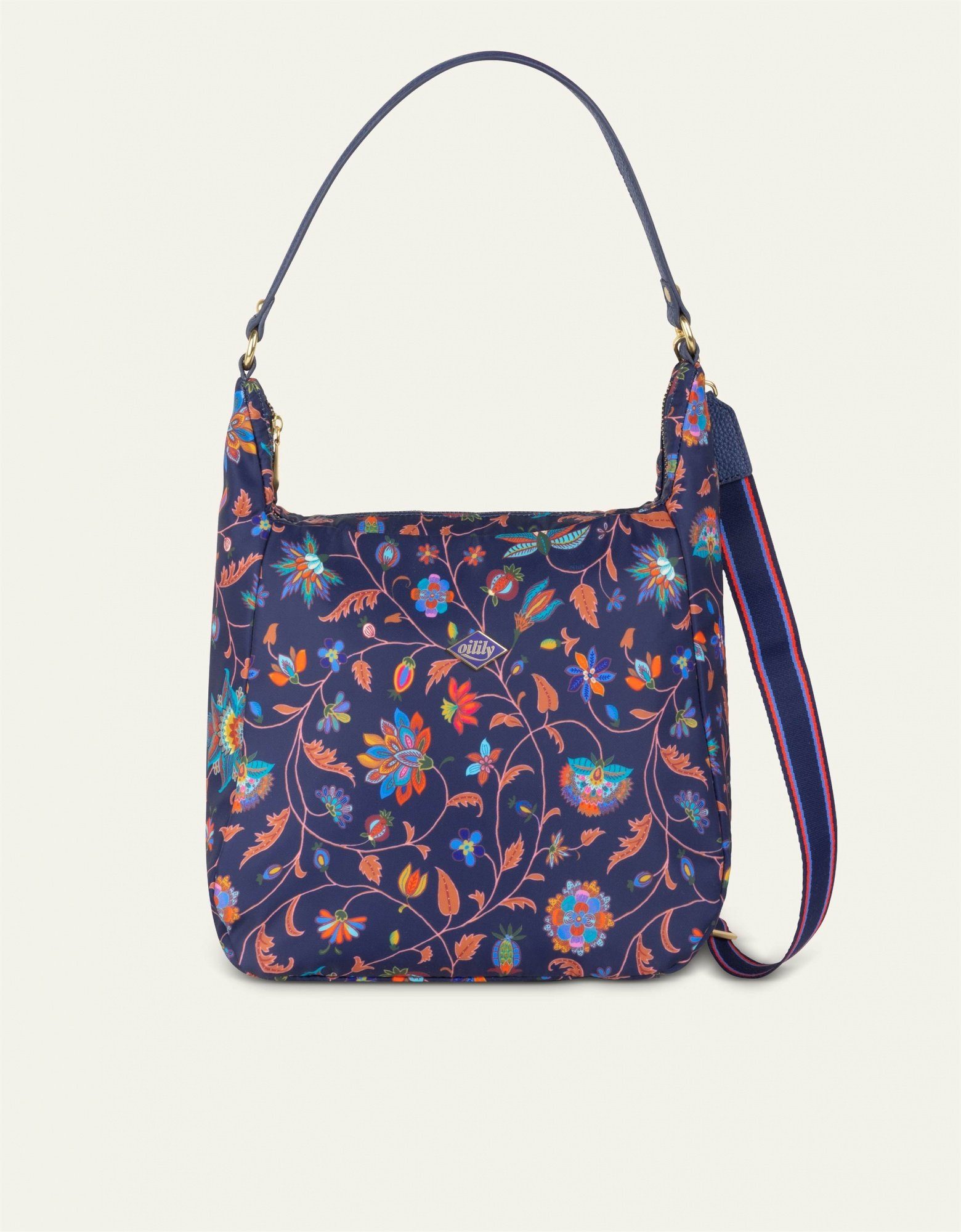 Oilily Schultertasche Mary Shoulder Bag Eclipse Joy Flowers