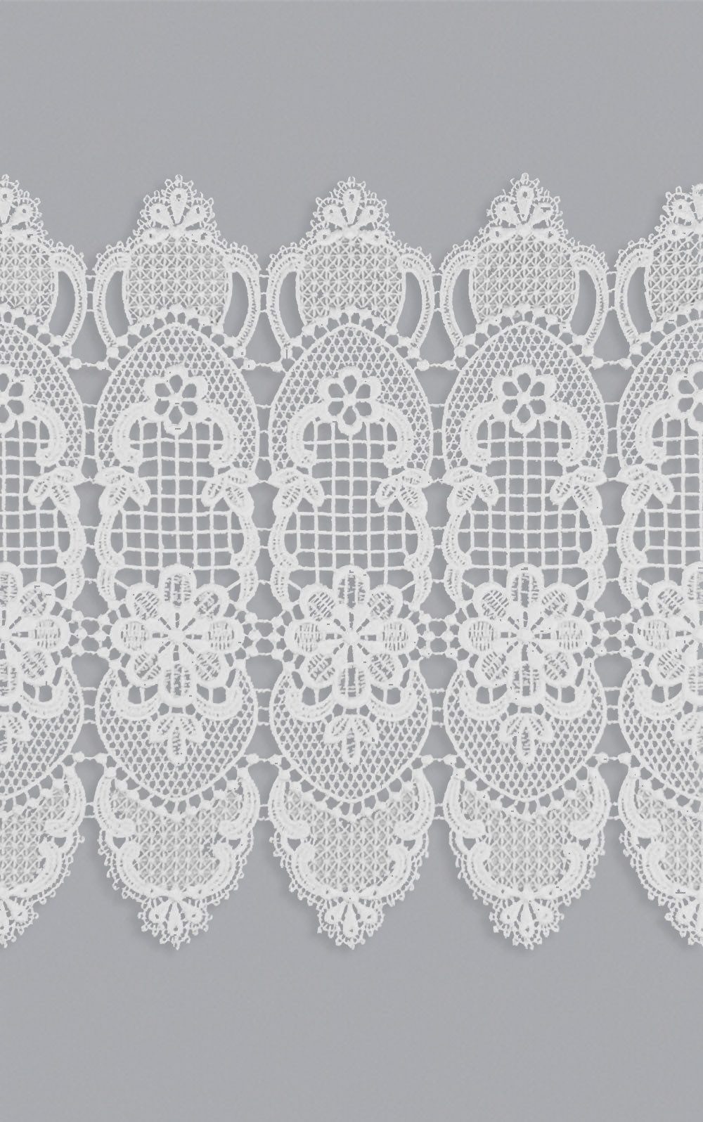 Plauener Spitze® Scheibengardine Spitzenblume (1 St), transparent, HxB 34x40.5cm