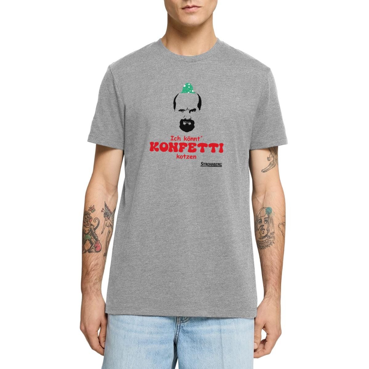 T-Shirt Stromberg - Ich Könnt Konfetti Kotzen Kostüm Karneval Männer Premium T