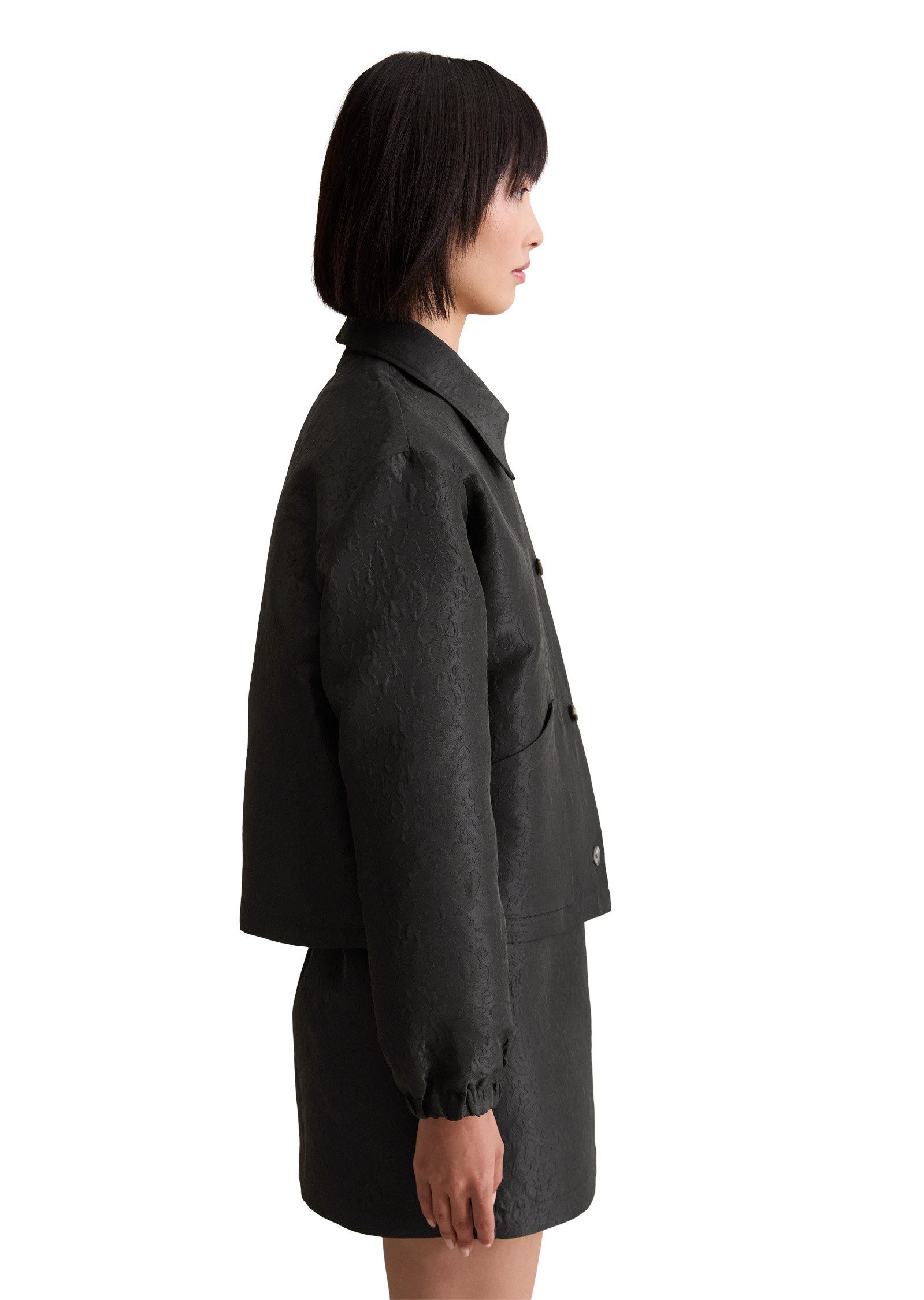 Marc O'Polo DENIM Kurzjacke aus exklusivem Jacquard günstig online kaufen