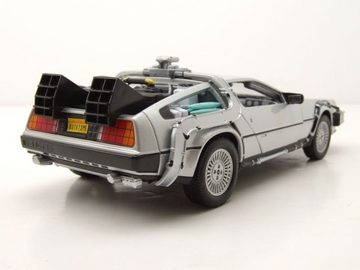 Welly Modellauto DeLorean Zurück in die Zukunft Teil 1 Modellauto 1:24 Welly, Maßstab 1:24