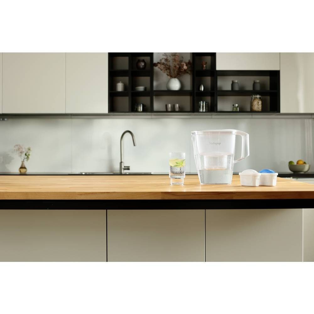 Sodapop Wasserfilter 10029101 Wasserfilter 3 l Weiß, Transparent