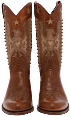 Sendra Boots DEBORA 14144 Braun Cowboystiefel Damen Lederstiefel